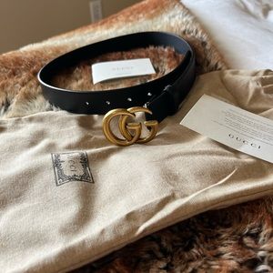 Gucci wide belt size 30